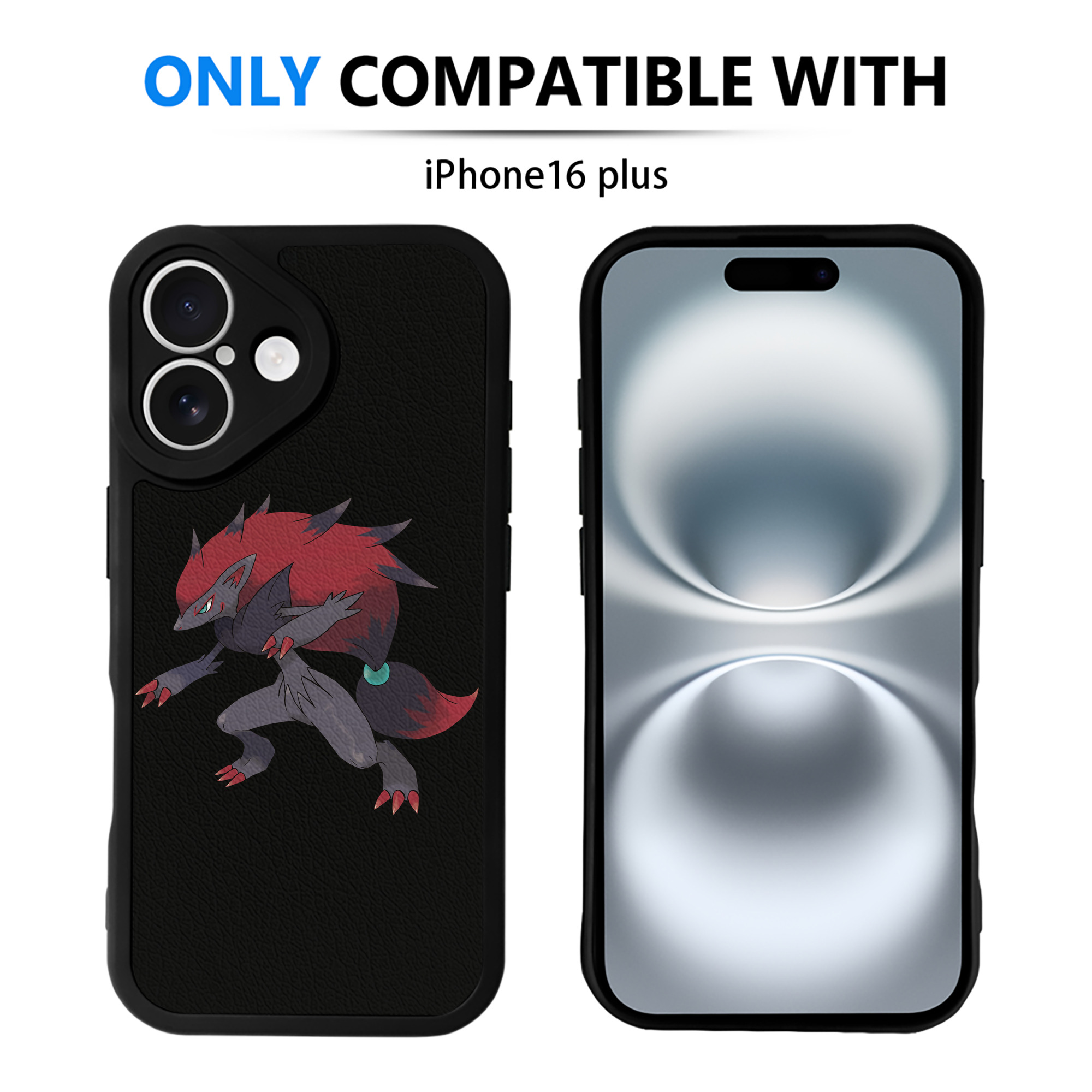 （画像用） ポケットモンスター Pokémon 【iPhone 16シリーズ対応】シリコンスマホケース（レザー調） 材質：シリコン